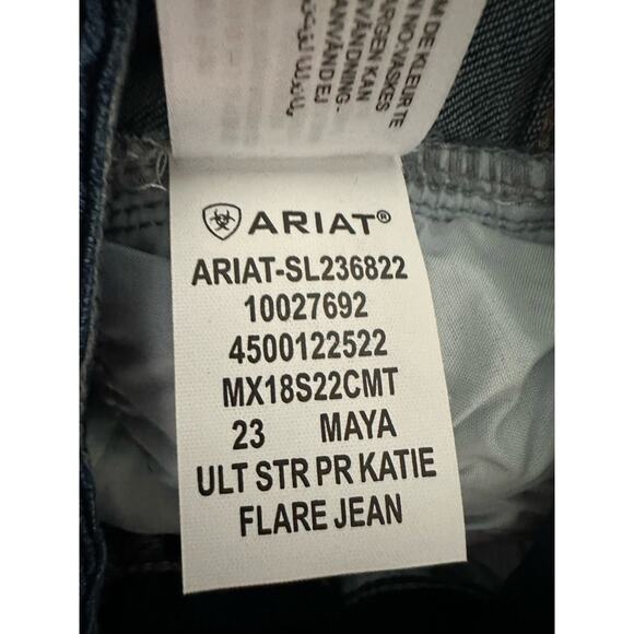 ARIAT Women's Ultra Stretch Perfect Rise Katie Flare Jean 28R - Picture 11 of 16